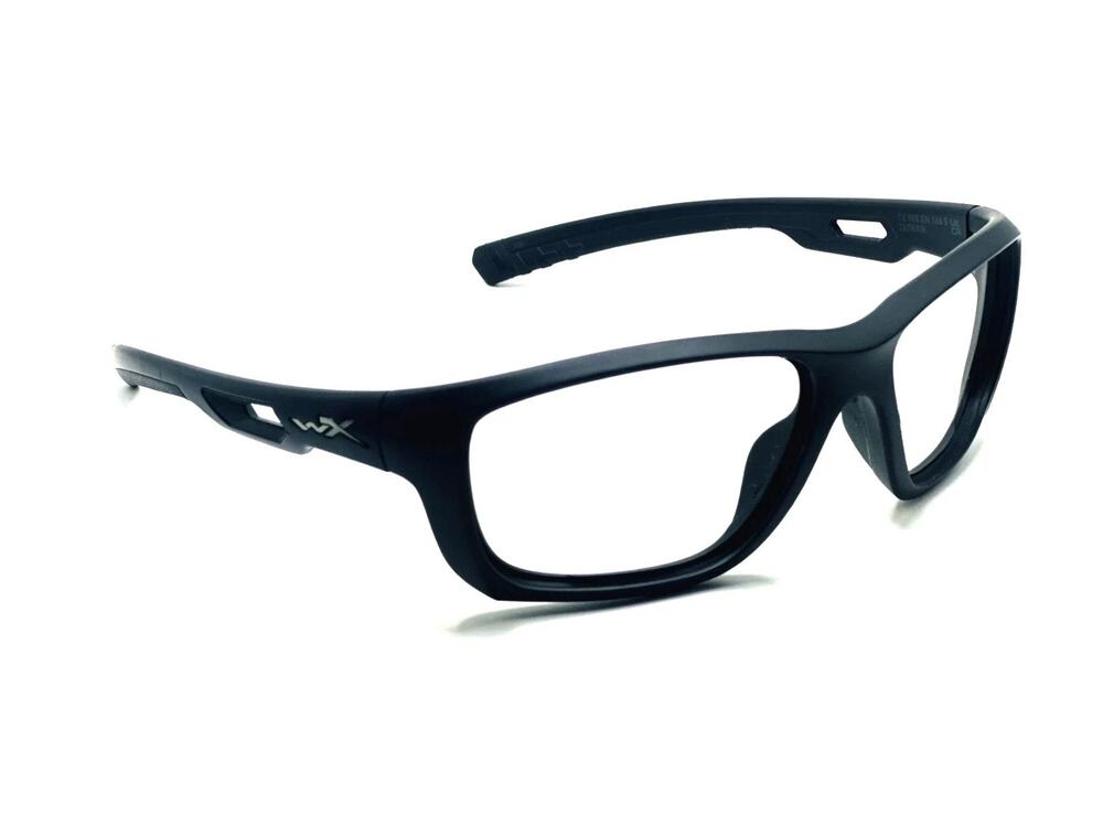 WILEY X ASPECT Z94.3 WX Z87-2 BLACK EYEGLASSES SUNGLASSES FRAMES 60-18 W/CASE